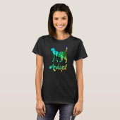 Farbenfrohe Rainbow Cat Adoption T-Shirt (Vorne ganz)