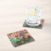 Farbenfrohe Rainbow Coleus Pflanze Fotografie Rechteckiger Pappuntersetzer (Vor Ort)