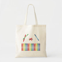 Farbenfrohe Rainbow Crayons Niedlich Monogram Scho