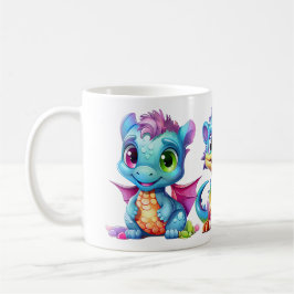Farbenfrohe Rainbow Dragon Tasse Party für Kinder