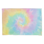 Farbenfrohe Rainbow-Gefärbte Krawatte Kissenbezug (Vorderseite-Links)