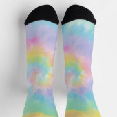 Farbenfrohe Rainbow-Gefärbte Krawatte Socken (Oben)