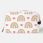 Farbenfrohe Rainbow Girl Waschbeutel (Rückseite)