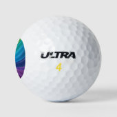 Farbenfrohe Rainbow Golf Balls Golfball (Logo)