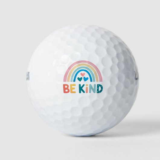 Farbenfrohe Rainbow Golfball (Vorderseite)