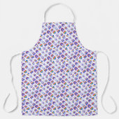 Farbenfrohe Rainbow Icon-Muster Schürze (Vorderseite)