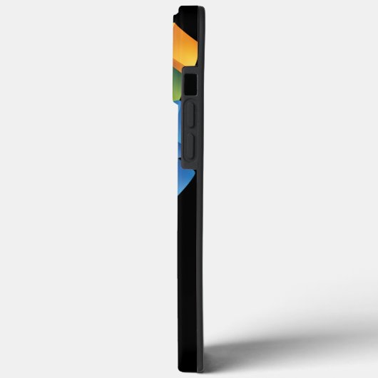 Farbenfrohe Rainbow Keyboard Musiker Case-Mate iPhone Hülle (Rückseite / Links)