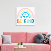 Farbenfrohe Rainbow Leinwanddruck (Insitu (Wohnzimmer))