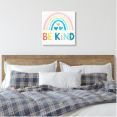 Farbenfrohe Rainbow Leinwanddruck (Insitu (Schlafzimmer))
