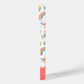 Farbenfrohe Rainbow-Muster Case-Mate iPhone Hülle (Rückseite / Links)