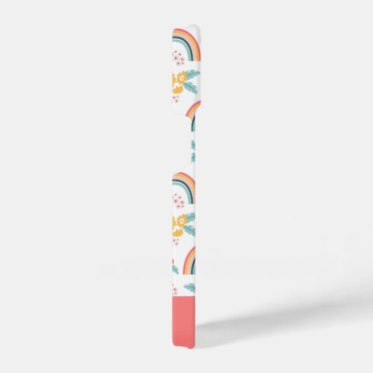 Farbenfrohe Rainbow-Muster iPhone Hülle (Rechte Seite)