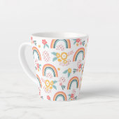 Farbenfrohe Rainbow-Muster Milchtasse (Linke Ecke)