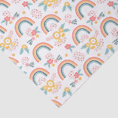 Farbenfrohe Rainbow-Muster Seidenpapier (Ausschnitt)