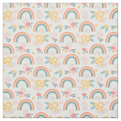 Farbenfrohe Rainbow-Muster Stoff (Muster)