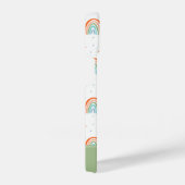 Farbenfrohe Rainbow Polka Dot Pattern iPhone Hülle (Rechte Seite)