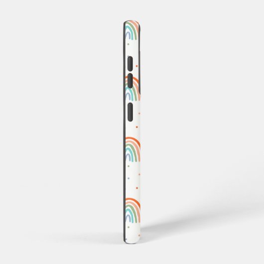 Farbenfrohe Rainbow Polka Dot Pattern Samsung Galaxy Hülle (Rechte Seite)