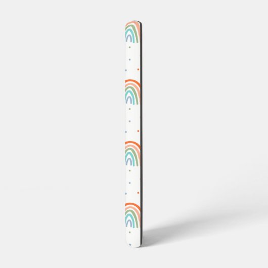 Farbenfrohe Rainbow Polka Dot Pattern Samsung Galaxy Hülle (Linke Seite)