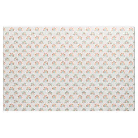 Farbenfrohe Rainbow Polka Dot Pattern Stoff (Fat Quarter (45,7 x 55,9 cm))