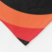 Farbenfrohe Rainbow Spirale Abstrakt Fleece Blanke (Ecke)