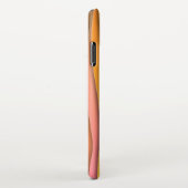 Farbenfrohe Rainbow Stripes Muster iPhone Hülle (Rechte Seite)