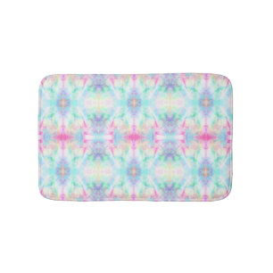 Farbenfrohe Rainbow-Tribal Boho-Gefärbte Krawatte Badematte