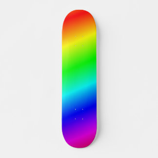 Farbenfrohe Rainbow Wasserfarben-Skateboard Skateboard