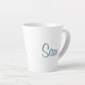 Farbenfrohe Rainbow WasserfarbenGiraffen Personali Milchtasse (Rechte Ecke)