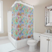 Farbenfrohe Ramblas, der Duschvorhang (Beispiel)