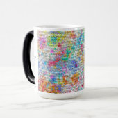 Farbenfrohe Ramblas die Tasse (Vorderseite Links)