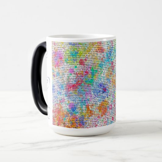 Farbenfrohe Ramblas die Tasse (Vorderseite Links)