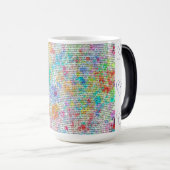 Farbenfrohe Ramblas die Tasse (VorderseiteRechts)