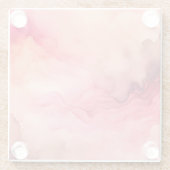 Farbenfrohe Rauch Art Untersetzer (Rückseite)