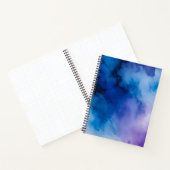 Farbenfrohe Raucher-Art-Spirale-Notebook Notizblock (Innenseite)