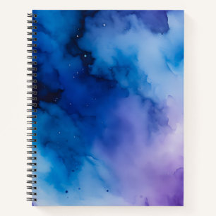 Farbenfrohe Raucher-Art-Spirale-Notebook Notizblock