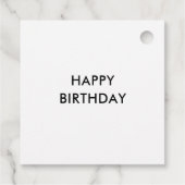 Farbenfrohe Raucherkunstschilder Geschenkanhänger (Rückseite)