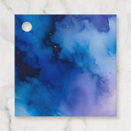 Farbenfrohe Raucherkunstschilder Geschenkanhänger