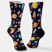 Farbenfrohe Raumforschung Socken (Gewinkelt)
