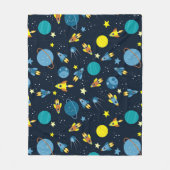 Farbenfrohe Raumgestaltung Fleecedecke (Vorderseite)