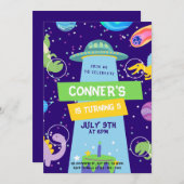 Farbenfrohe Raumgestaltung Geburtstagsfeier Einladung (Vorne/Hinten)