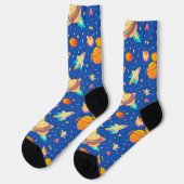 Farbenfrohe Raumgestaltung mit Planeten Socken (Linkes Detail)