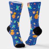 Farbenfrohe Raumgestaltung mit Planeten Socken (Gewinkelt)
