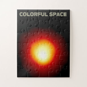 Farbenfrohe Räumlichkeiten - lebendige Galaxy Art Puzzle