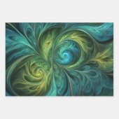 Farbenfrohe, rauschende Muster - Umschlagpapier Geschenkpapier Set (Vorderseite)