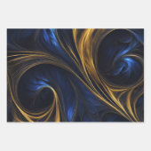 Farbenfrohe, rauschende Muster - Umschlagpapier Geschenkpapier Set (Vorderseite 2)