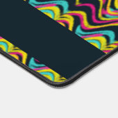 Farbenfrohe Rauschwellen Schreibtischunterlage (Ecke)