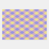 Farbenfrohe Raute Muster Geschenkpapier Set (Vorderseite 3)