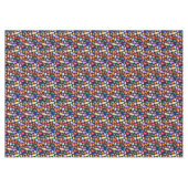 Farbenfrohe realistische Felsen und Kristallmuster Tischdecke (Vorderseite (Horizontal))