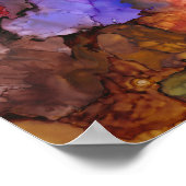 Farbenfrohe Realität der COVID-19-Pandemie Poster (Ecke)