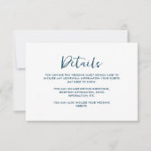 Farbenfrohe Red Floral Wedding Guest Detail Blau (Vorderseite)