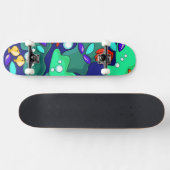 Farbenfrohe Reef Fish Skateboard Deck (Horizontal)